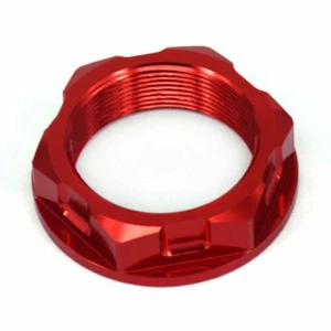 Steering Stem Nut Bolt CNC Motor Billet RED Fits For HondaCRF450X 2005-2020 - Picture 1 of 10