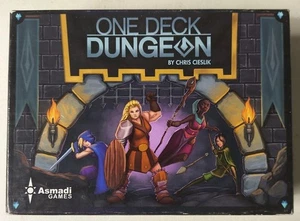 One Deck Dungeon Game Chris Cieslik Asmadi Games Cards Dice COMPLETE 2019 EUC - Picture 1 of 8