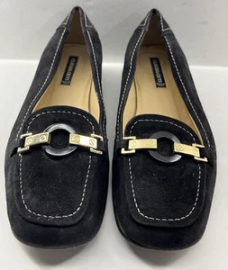 Claudia Ciuti Womens Shoes Size 6.5 Flats Casual Gold Buckle Stitching - Picture 1 of 12