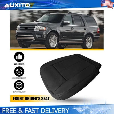 Fits 2015 2016 2017 Ford Expedition Left Bottom Perforated Leather Seat Cover - Image 1 of 4