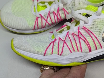 Nike Dual Fusion TR Hit Running Shoes Womens Size 5.5 Green Neon White  - Image 1 of 4