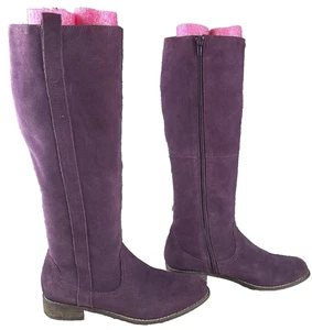 MUY VOLÁTILES Botas Whistler Para Mujer 6.5 Púrpura Gamuza Media Pantorrilla Cremallera Informales Boho - Imagen 1 de 15