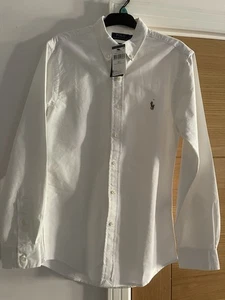 Ralph Lauren White Shirt Slim Fit S - Picture 1 of 7