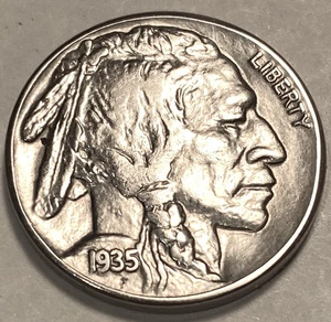 1935 S Buffalo Nickel Free Shipping #2 - Picture 1 of 2