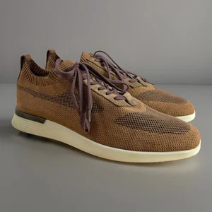 Wolf and Shepherd Herren Supreme Strick Trainer Komfort Turnschuhe Braun Gr. 12M US - Bild 1 von 10