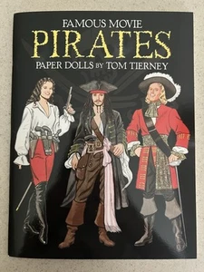 “Famous Movie Pirates” Paper Dolls By Tom Tierney 2009 Uncut New - Picture 1 of 6