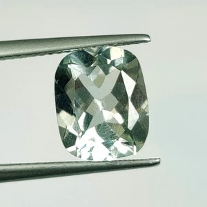 3.90 Ct Natural Green Amethyst High Luster CUshion Cut - 7765 - Picture 1 of 2