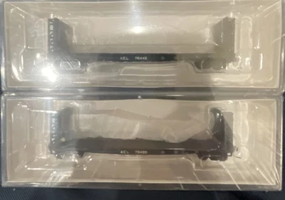 Walthers Conrail 50' GSC Flat Car N Scale 932-28218 2-pack Atlantic Coast Line - Image 1 of 4