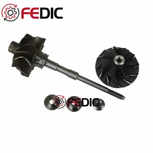 Turbo shaft and wheel GT1544S 454064 for VW T4 Transporter 1.9 TD 68 HP ABL 1995 - Picture 1 of 1