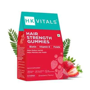 HK Vitals Hair Strength 30 gomma sapore fragola, riduce la caduta dei capelli - Picture 1 of 12