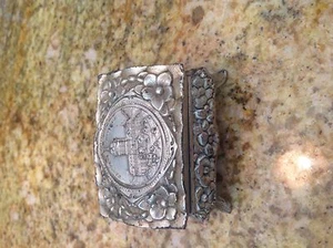 VINTAGE ART NOUVEAU JEWELRY TRINKET BOX Mannheim Paradeplatz Germany - Picture 1 of 8