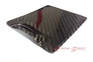 RARE REAL GLOSSY CARBON FIBER ASHTRAY LID OVERLAY COVER FOR 99-05 LEXUS IS XE10 - Picture 1 of 6