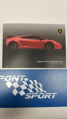 MANUALE OPERATIVO LAMBORGHINI GALLARDO LP 570-4 SQUADRA CORSE TEDESCO 400012026R - Immagine 1 di 4