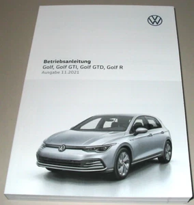 Betriebsanleitung VW Golf VIII 8 GTI GTD R Bedienungsanleitung Handbuch 11/2021 - Bild 1 von 1