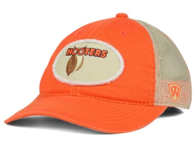 Hooters Men's Hat Rumble Orange Trucker Mesh Snapback Adjustable Cap one size - Image 1 of 4