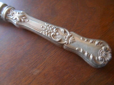 Set of 6 Knives  Silver  Antique GORHAM M'F'G CO 8.5" - Image 1 of 2