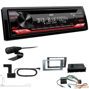 JVC KD-DB622BT DAB inkl Antenne Bluetooth für Seat Exeo anthrazit ohne Canbus - Bild 1 von 5