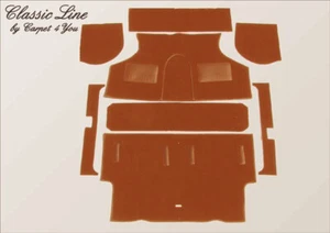 Compl. Juego de alfombras para Mini Classic Velour Cognac - Imagen 1 de 1