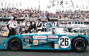 Tetsu Ikuzawa signiert Sigma Mazda MC73 Le Mans 24h 1973 - Bild 1 von 2