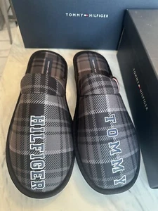 Ciabatte uomo Tommy Hilfiger tessuto grigio 55€ comode taglia 12 M nuove con scatola - Foto 1 di 6