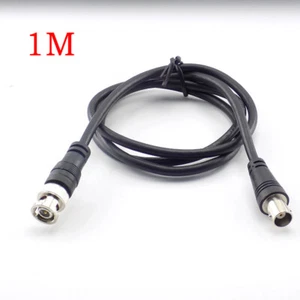 1M BNC Male to Female Cable Extension Coaxial Line CCTV Audio Video Coax 75ohm - Picture 1 of 7