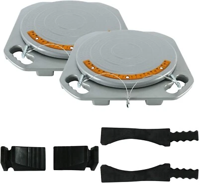 Placas giratorias de alineación de rueda con puente de transición de capacidad 2 piezas 10000 lb Foto 1 de 4