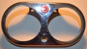 Harley Sportster XLH XLCH Chrome Dual Gauge Bracket Housing Used - Bild 1 von 20