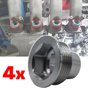 4X Upgrade Aluminium Einspritzdüse Einsatz Cup Seat 06B133555H für Audi A4 1.8T - Bild 1 von 7