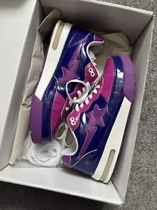 Bape Roadsta Purple 2008 Trainers Bathing Ape UK9 US10 - Picture 1 of 13