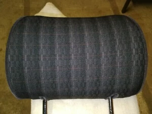 Reposacabezas combinado W124 delantero negro mop1 asiento de conductor limpio tela - Imagen 1 de 7
