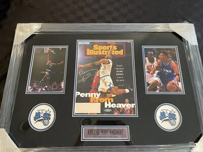 ANFERNEE HARDAWAY SIGNED SI FRAMED PHOTO 26x20 UDA Upper Deck AUTHENTIC Auto. - Image 1 of 3