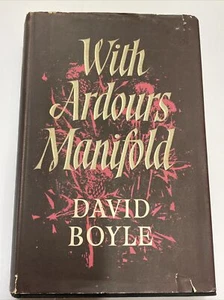 With Ardours Manifold David Boyle 1959 Hardcover Book - Picture 1 of 12
