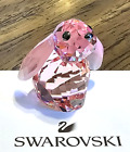 🐇 Swarovski Crystal 2010 Lovlots City Park, "bella" Pink Bunny Rabbit Figurine