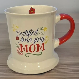 DEI 16 Unzen Keramik Kaffeebecher "Certified Amazing Mom" Neuheit Bunt Mehrfarbig - Bild 1 von 4