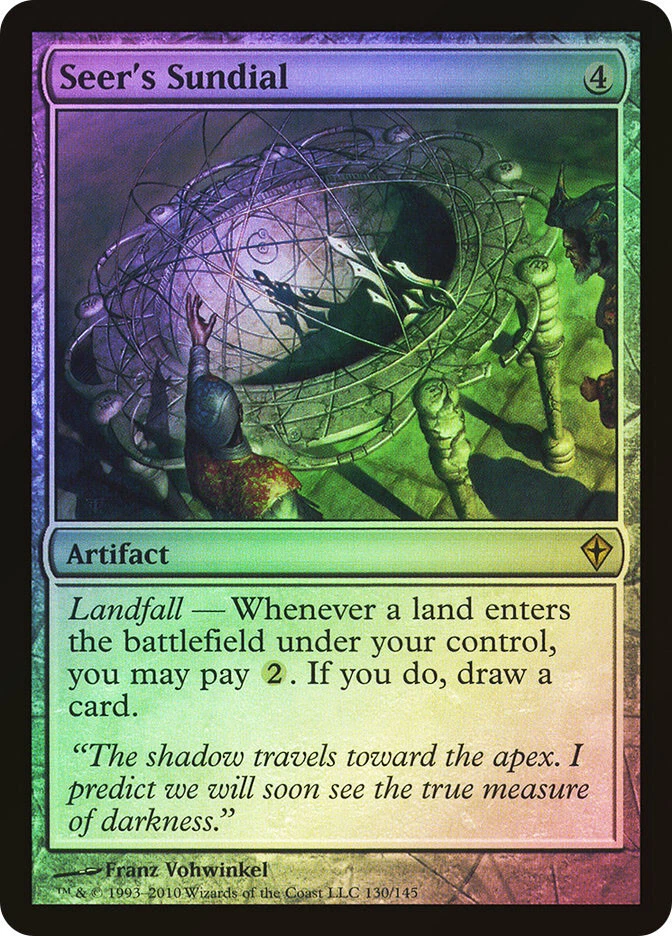 MTG FOIL Seer's Sundial  - Worldwake #130 - Image 1 of 1