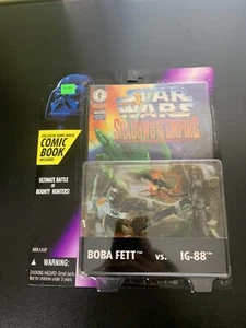 Vintage Star Wars Boba Fett Shadows Of The Empire 2 Pack HTF Dark Horse Comic - Picture 1 of 9