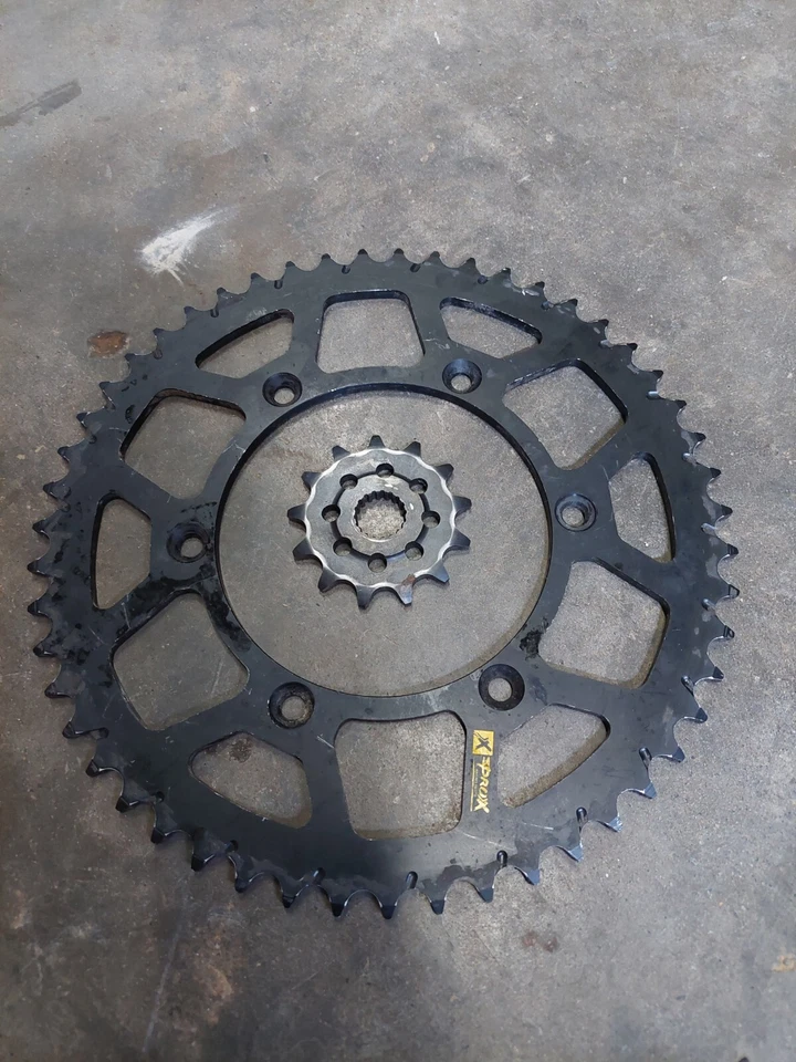 Задняя алюминиевая звездочка Suzuki RM125 RM250 2000 Prox 13/51 зуб передняя Mx  - Изображение 1 из 4