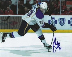Autographed 8x10 ADAM CRACKNELL St. Louis Blues 8x10 Photo - w/ COA - Picture 1 of 1