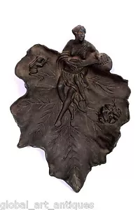Vintage Decorative Lady Playing Guitar Unique Dry Fruit serve Plate. G23-91 - Picture 1 of 9
