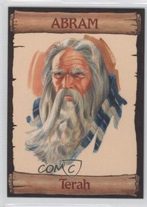 1989 re-Ed Bible Cards Abram Terah #1 0q3