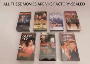 7-VHS SEALED MOVIES WITNESS O Brother Where Art Thou MAGIC SNOWMAN 28 Days More - Bild 1 von 7