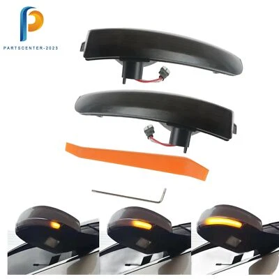 2Pcs Sequential LED Side Mirror Turn Signal Light for 2015-2017 Ford C-Max - Image 1 of 4