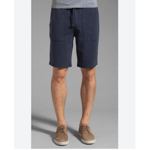 Vince French Terry Drawstring Shorts in Coastal - Picture 1 of 8