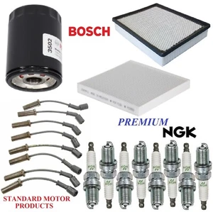 Tune Up Kit Filters Wire Spark Plugs For CADILLAC ESCALADE ESV V8 6.2L 2015-2020 - Picture 1 of 1