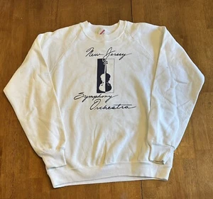 Vintage 90s New Jersey Symphony Orchestra Crewneck Sweatshirt Large - Bild 1 von 7