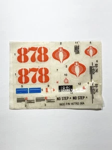 Cobra Night Landing Unused Sticker Sheet GI Joe 1985 Hasbro Vintage Action Figur - Picture 1 of 1