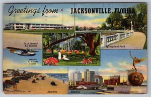 Grüße aus Jacksonville Florida Postkarte - Bild 1 von 2