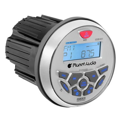Planet Audio Bluetooth Marine Gauge Receiver AM/FM & Weather Band W/ Amplifier - Image 1 of 4