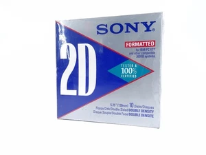 Sony MD-2D 10 Stk Diskette Floppy Disk AF 5,25 Zoll Zubehör Computer PC NEU - Picture 1 of 3