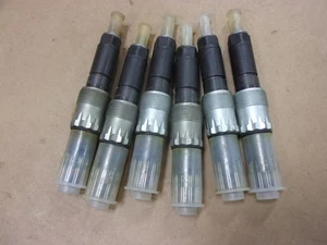 Set of 6 Fuel Injector Bosch John Deere 6081 KDEL69P43 RE57152 SE501123 RE57153 - Foto 1 di 8